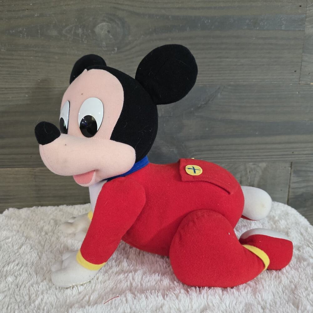 Vintage 1995 Mattel "Touch 'n Crawl" Baby Mickey Mouse UNTESTED